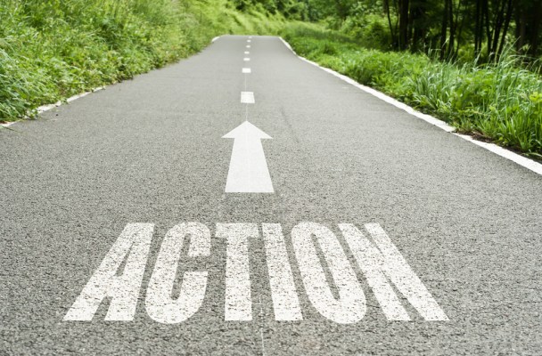 passer à l'action quelle qu'elle soit